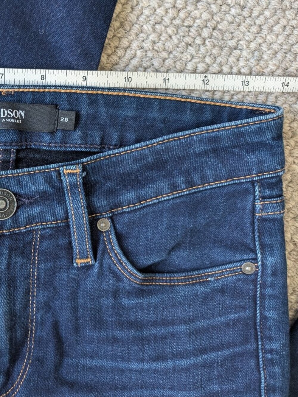 HUDSON JEANS Krista Super Kinny Size 25 - Picture 6 of 13